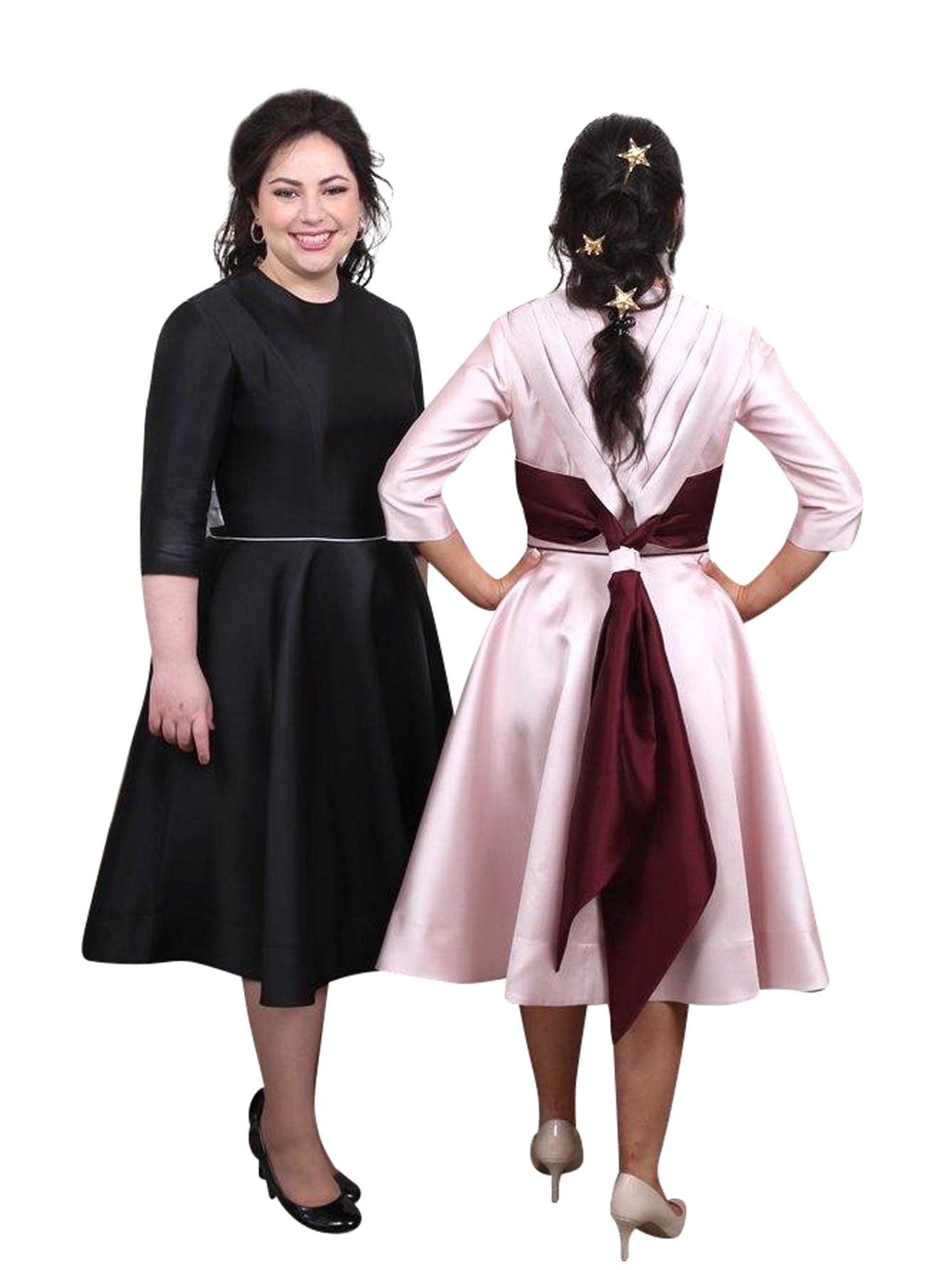 Impact Powder/Bordeaux Dress vendor-unknown