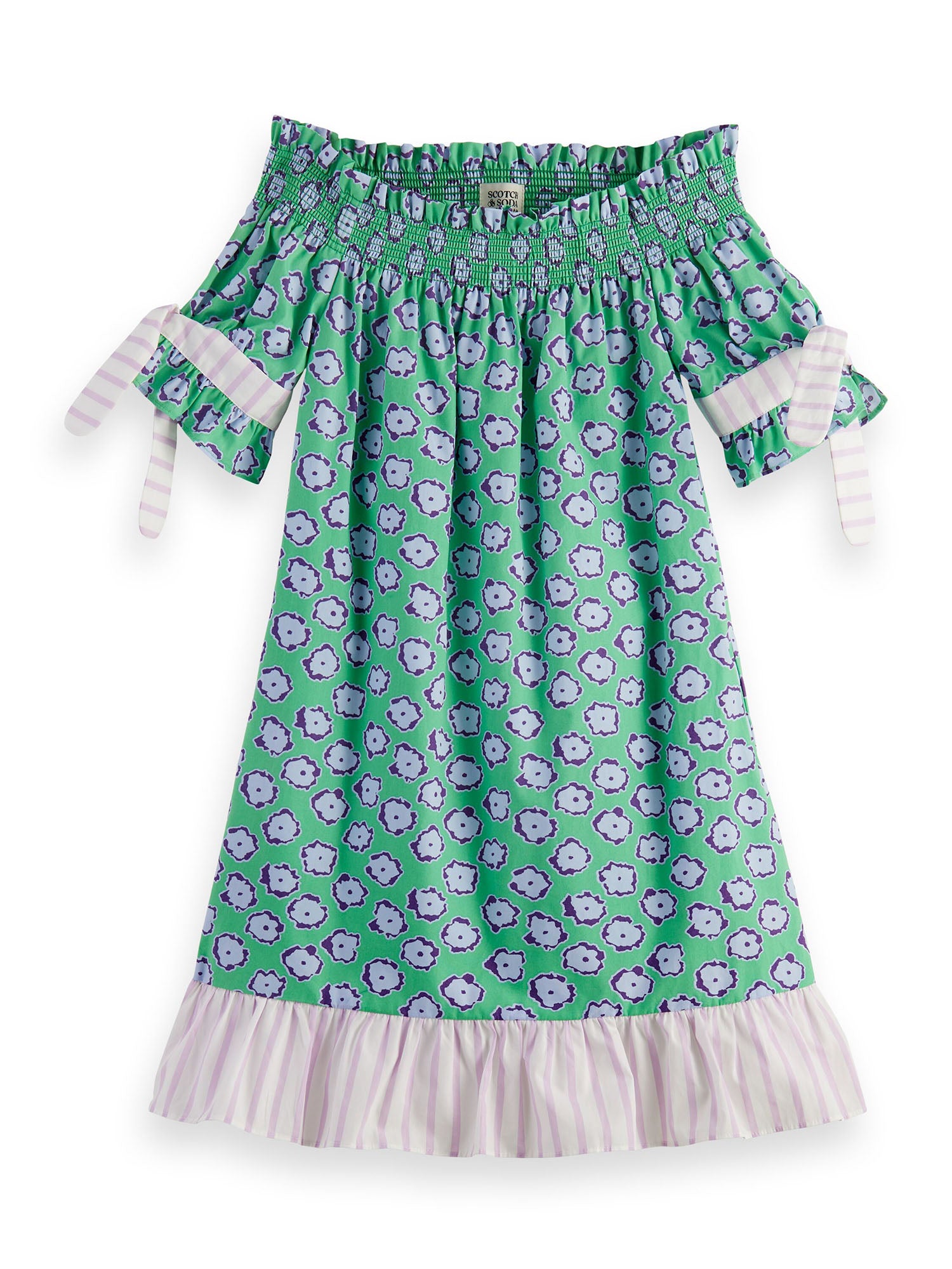 SCOTCH & SODA Kids Green dress for girls SCOTCH & SODA Kids Green dress for girls
