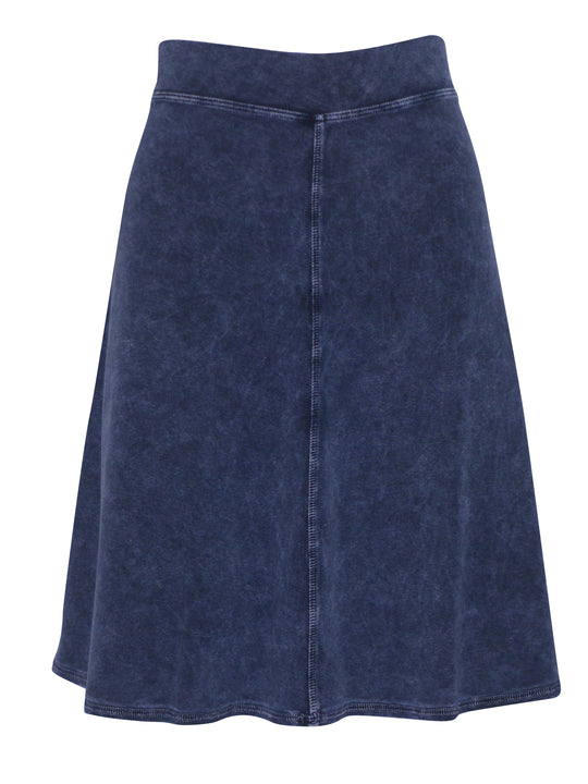 Hard Tail Junior Flat Waist Knee Skirt (Style B-846) - Designers