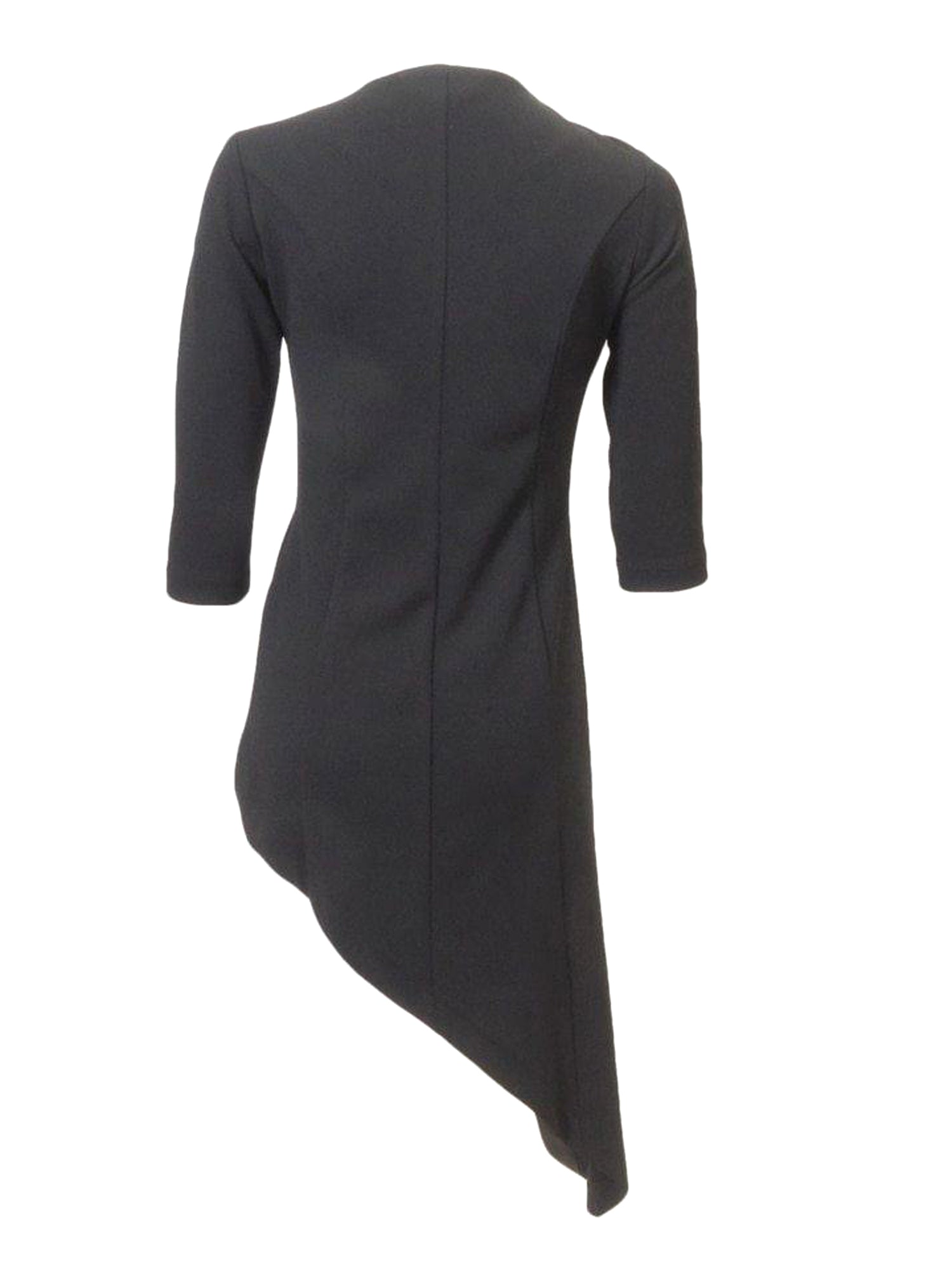 Blanc Et Noir Asymmetric Button Blouse vendor-unknown