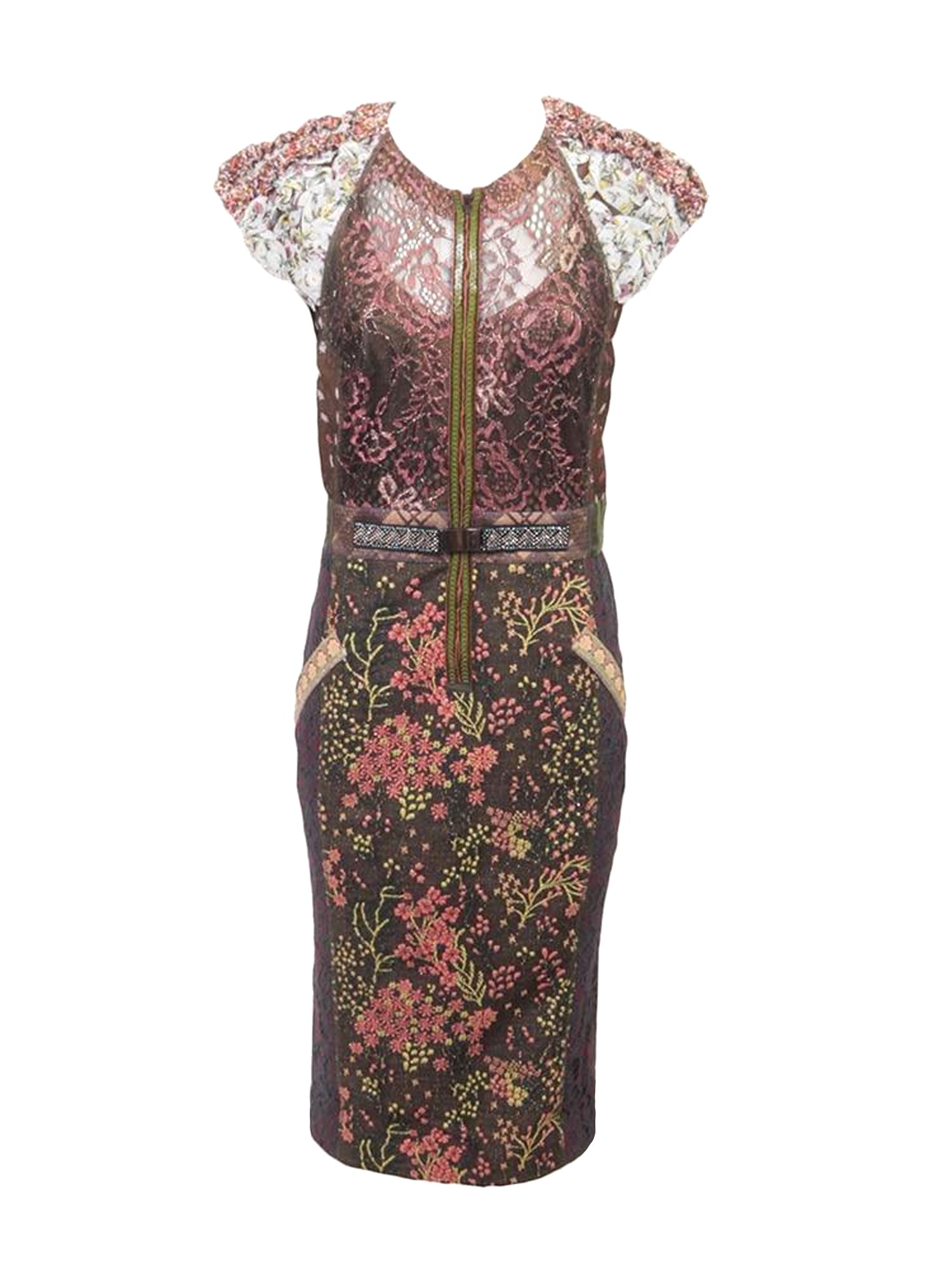 Byron Lars Versailles Sleeve Sheath Dress Byron Lars