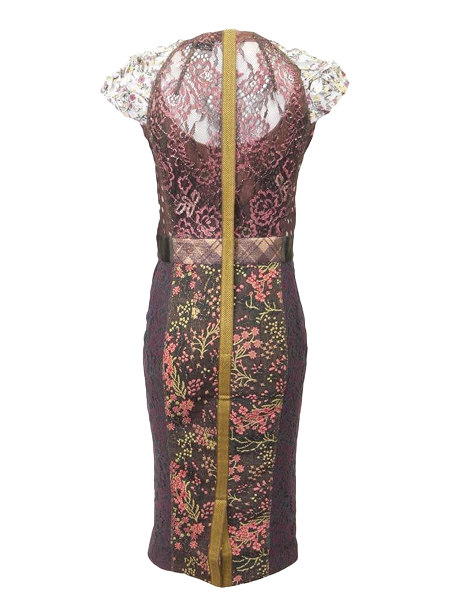 Byron Lars Versailles Sleeve Sheath Dress Dresses PinkOrchidFashion