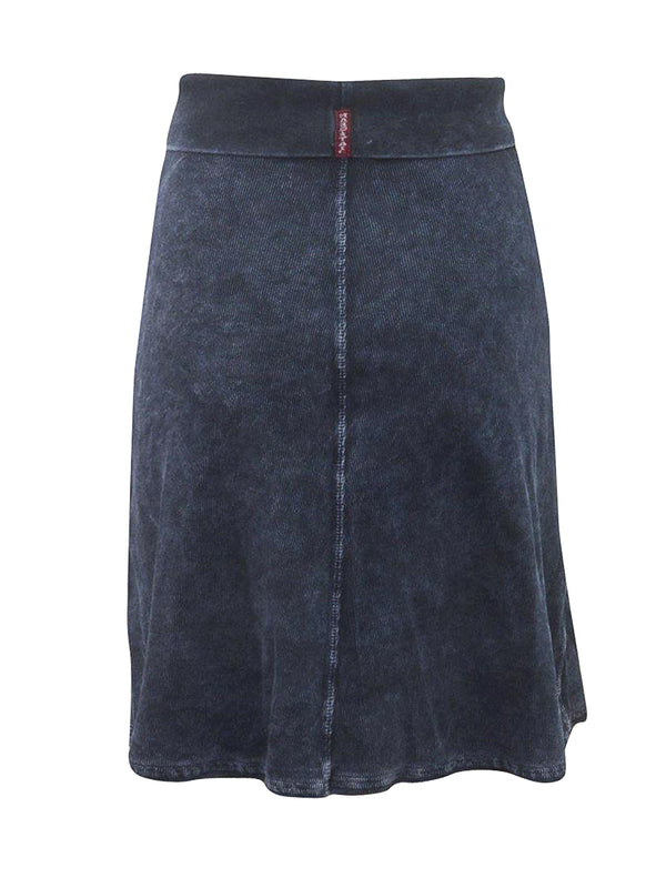 Hardtail Kids Roll Down Long Skirt In Charcoal Grey