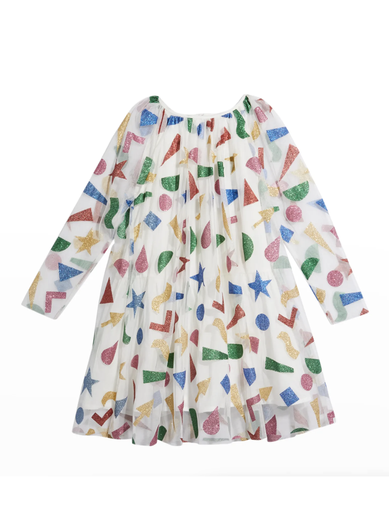 Stella McCartney Glitter Stickers Tulle Dress - Dresses