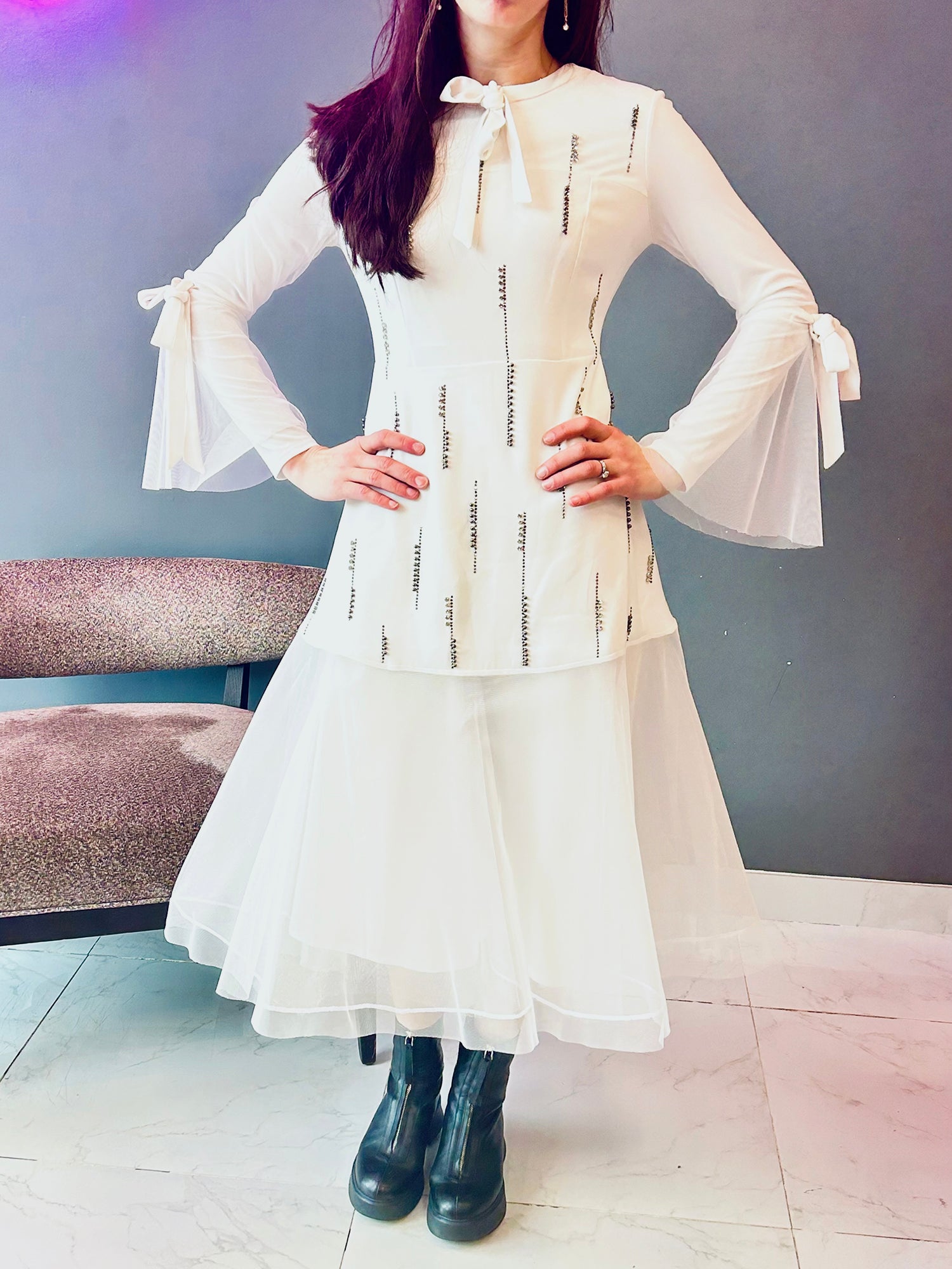 priscilla of boston vintage wedding dresses Upcycled Western Bridal Skirt – Vintage Priscilla of Boston (Size 6) –  KingandLola main image 0