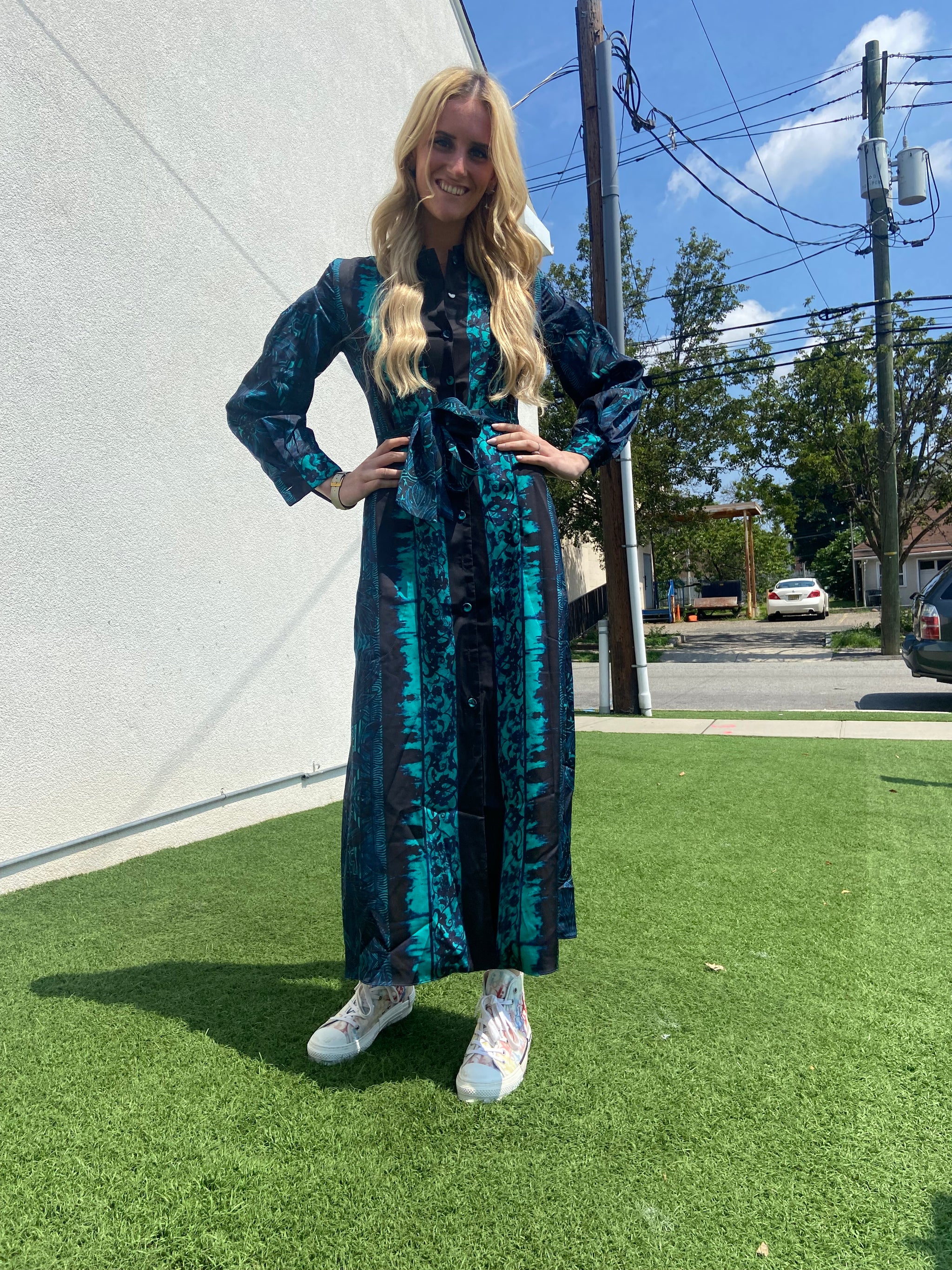 Legally Red Teal Mist Dress 8 / Teal Legally Red Teal Mist Dress 8 / Teal