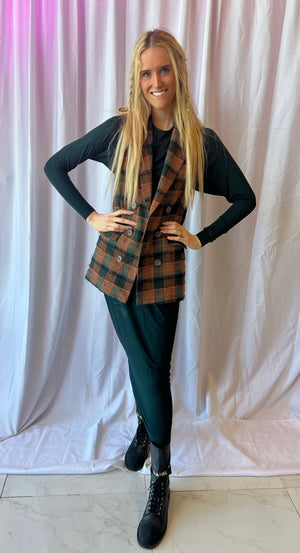 Third By Cee Plaid Blazer - 