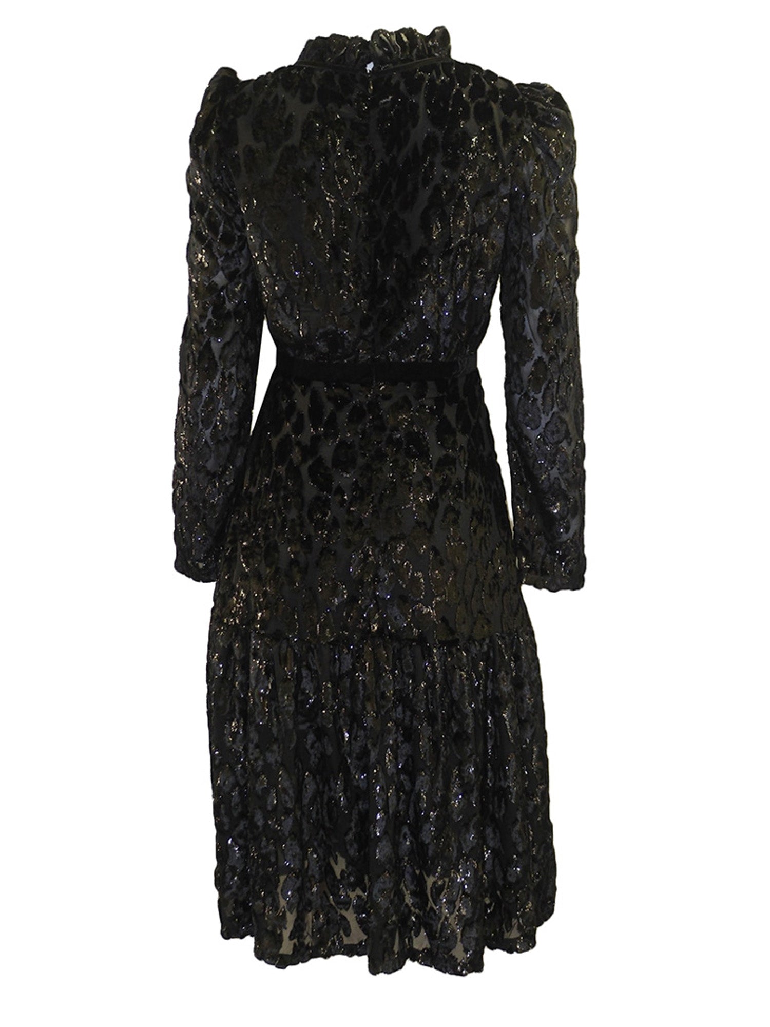 Kathie K Lurex Velvet Dress - Dresses