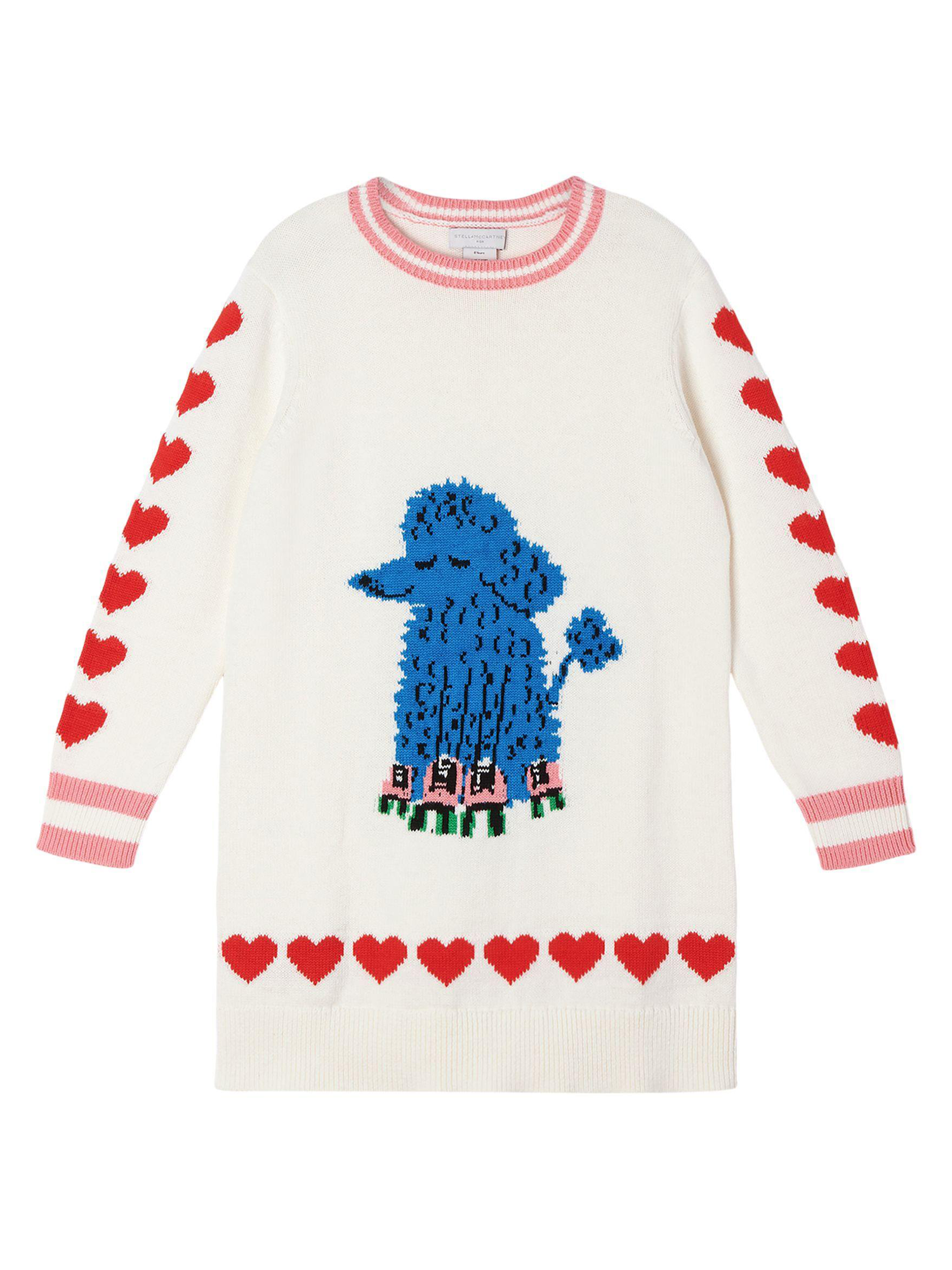 stella mccartney knitted dress LFW Street Style // Stella McCartney Asymmetric Wool-blend Sweater Dress