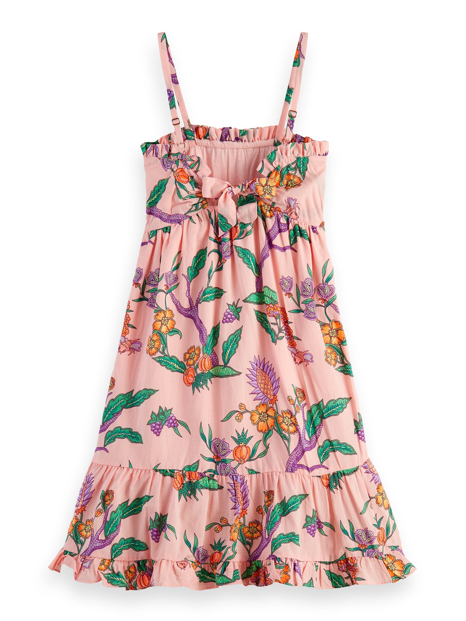 Scotch & Soda Smocked Print Dress 16