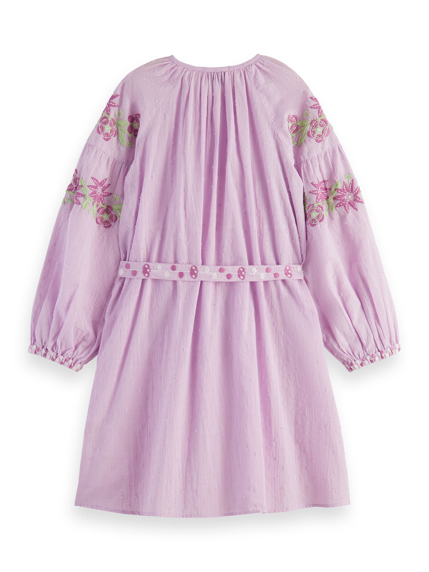 Scotch & Soda Long Sleeve Embroidered Flower Dress - Dresses 16 Scotch & Soda Long Sleeve Embroidered Flower Dress - Dresses 16