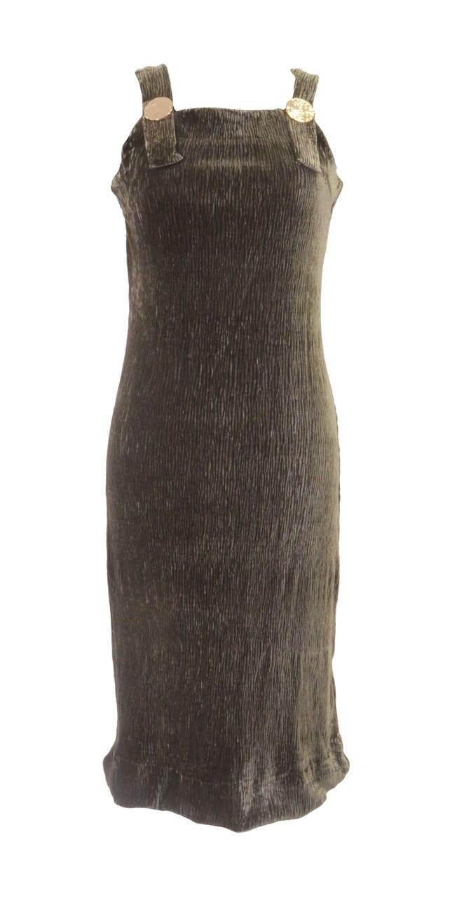 Level Collection Ribbed Velvet Jumper - Dresses