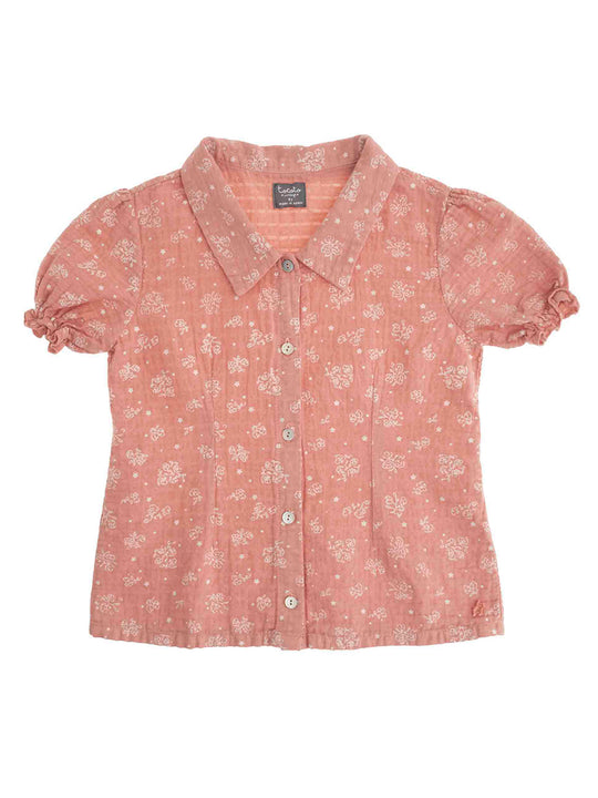 Tocoto Vintage Flower Print Blouse - Tops