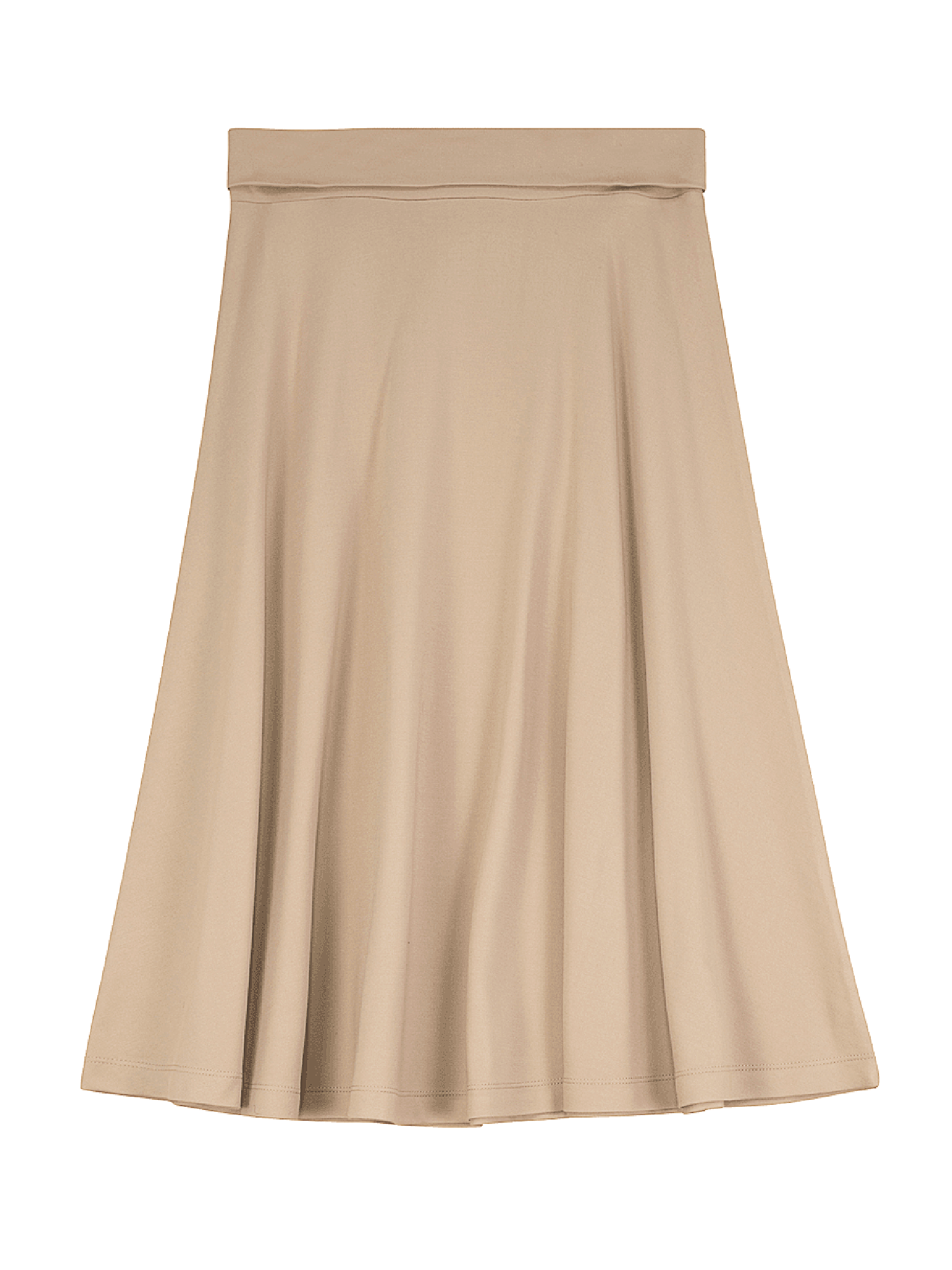 Ginger Ponte Flare Skirt Ginger