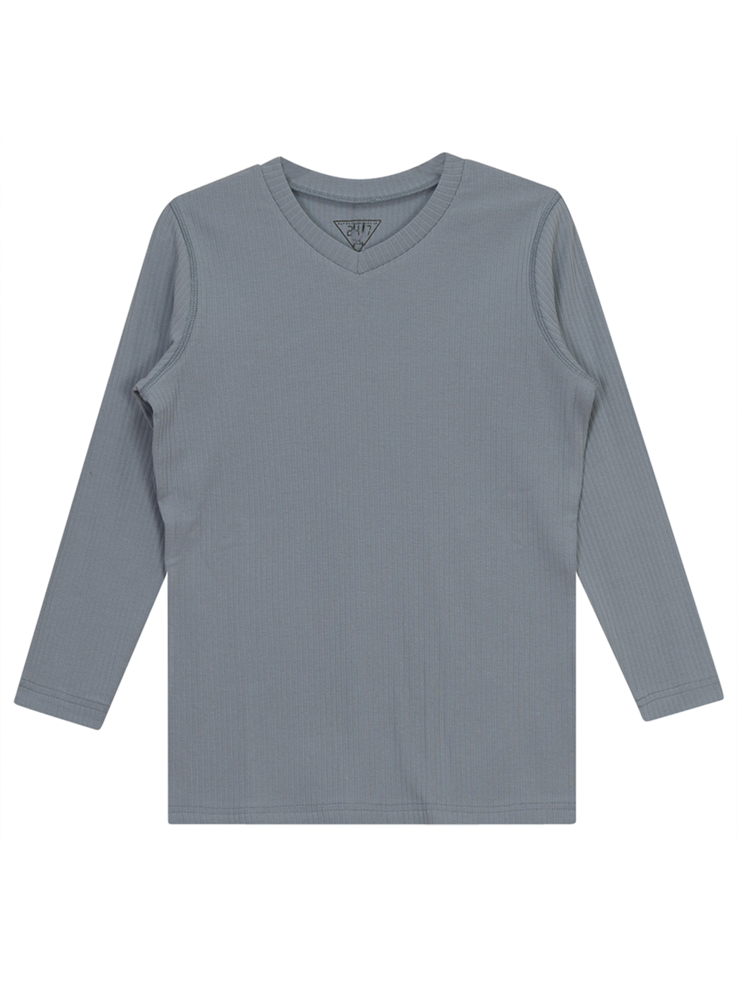 24/7 Wide Rib V-Neck 3/4 Sleeve Tee - Tops