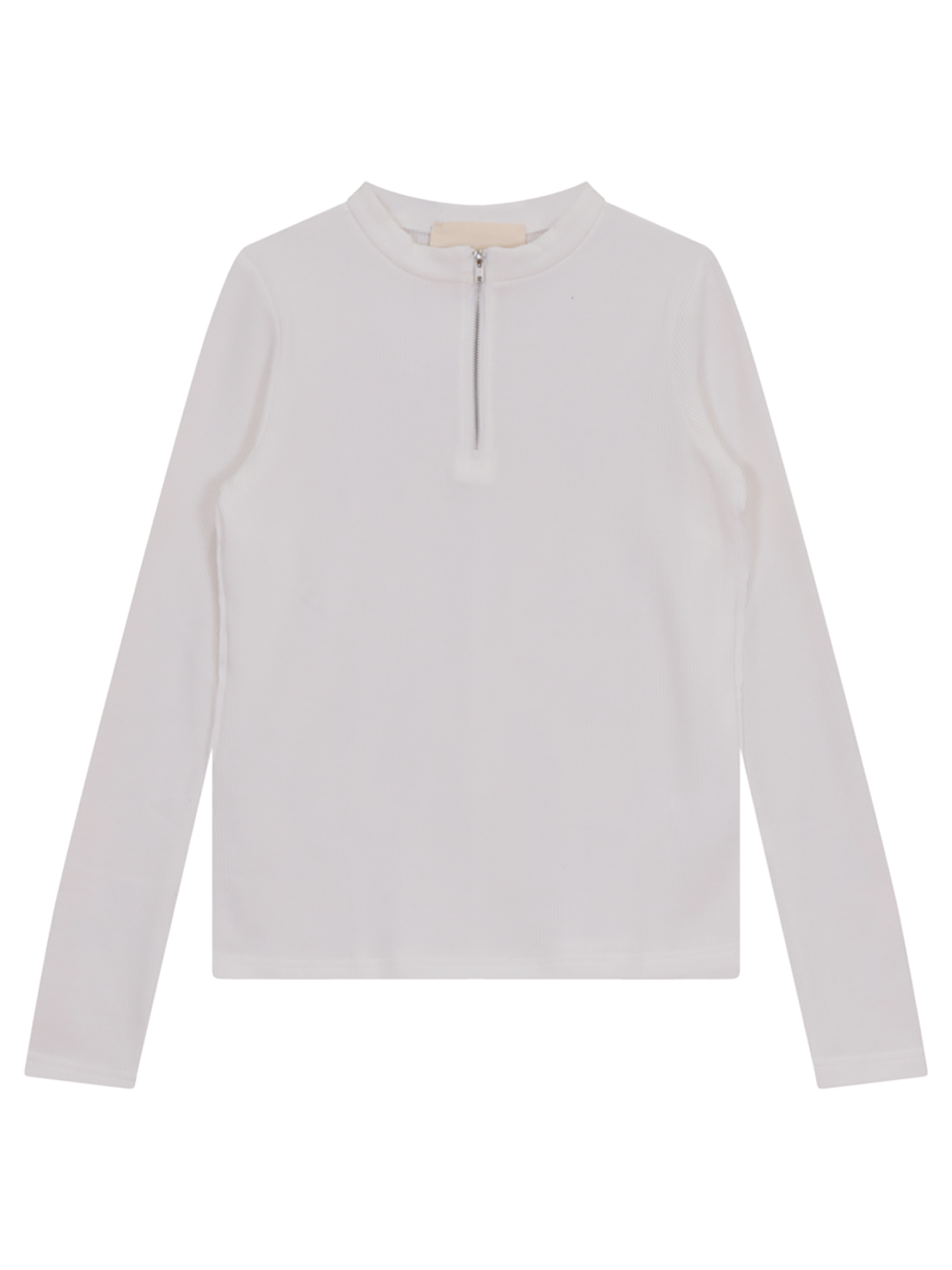 Hashtag Waffle Knit Zipper Tee - Shirts & Tops Hashtag Waffle Knit Zipper Tee - Shirts & Tops