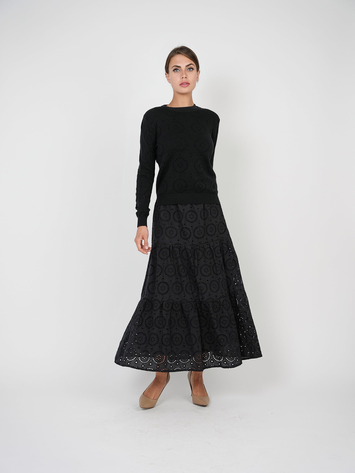 Club Malibu Crochet Knit Top - Tops