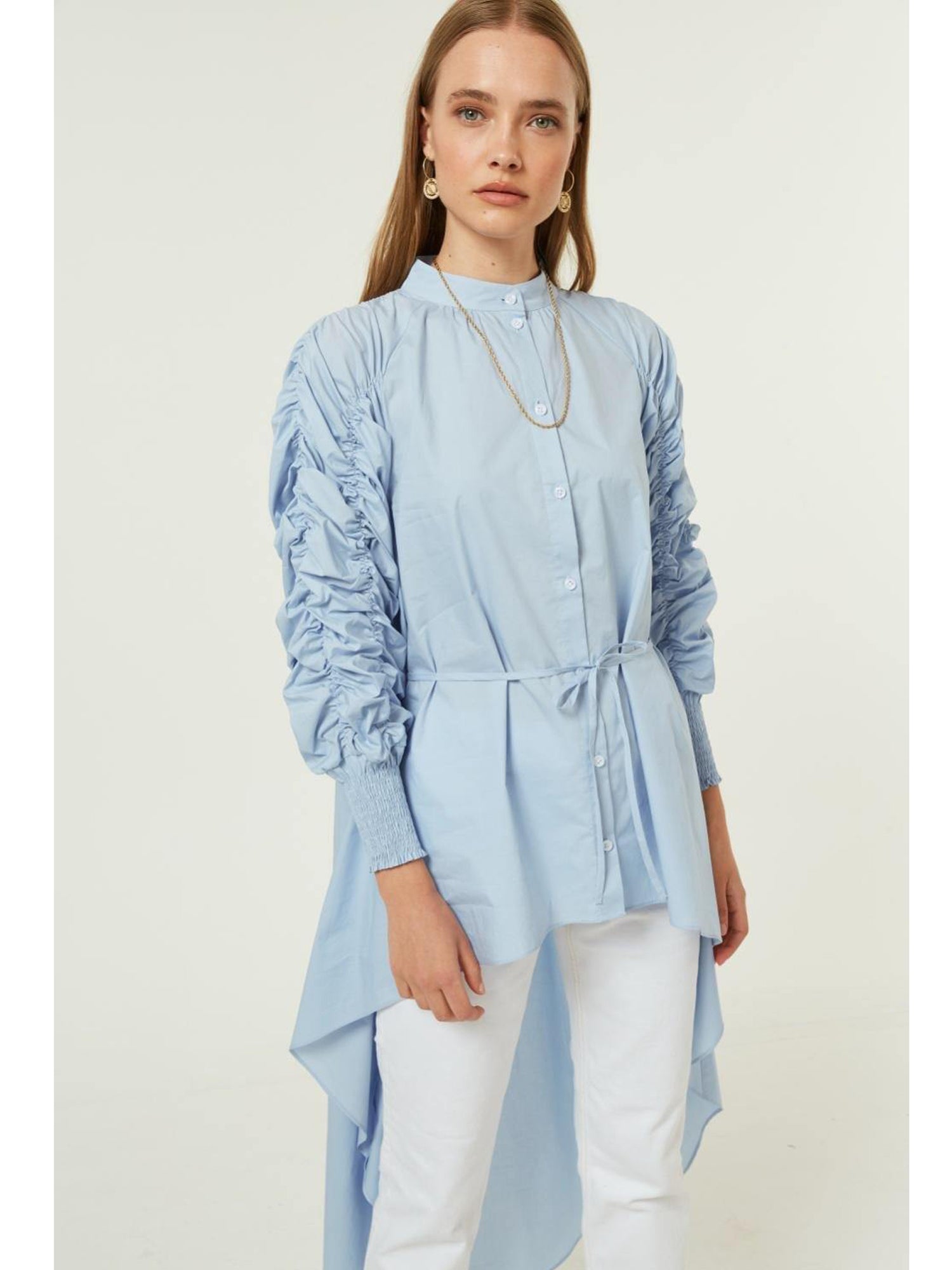 Jovonna London Space High-Low Shirt Jovonna London