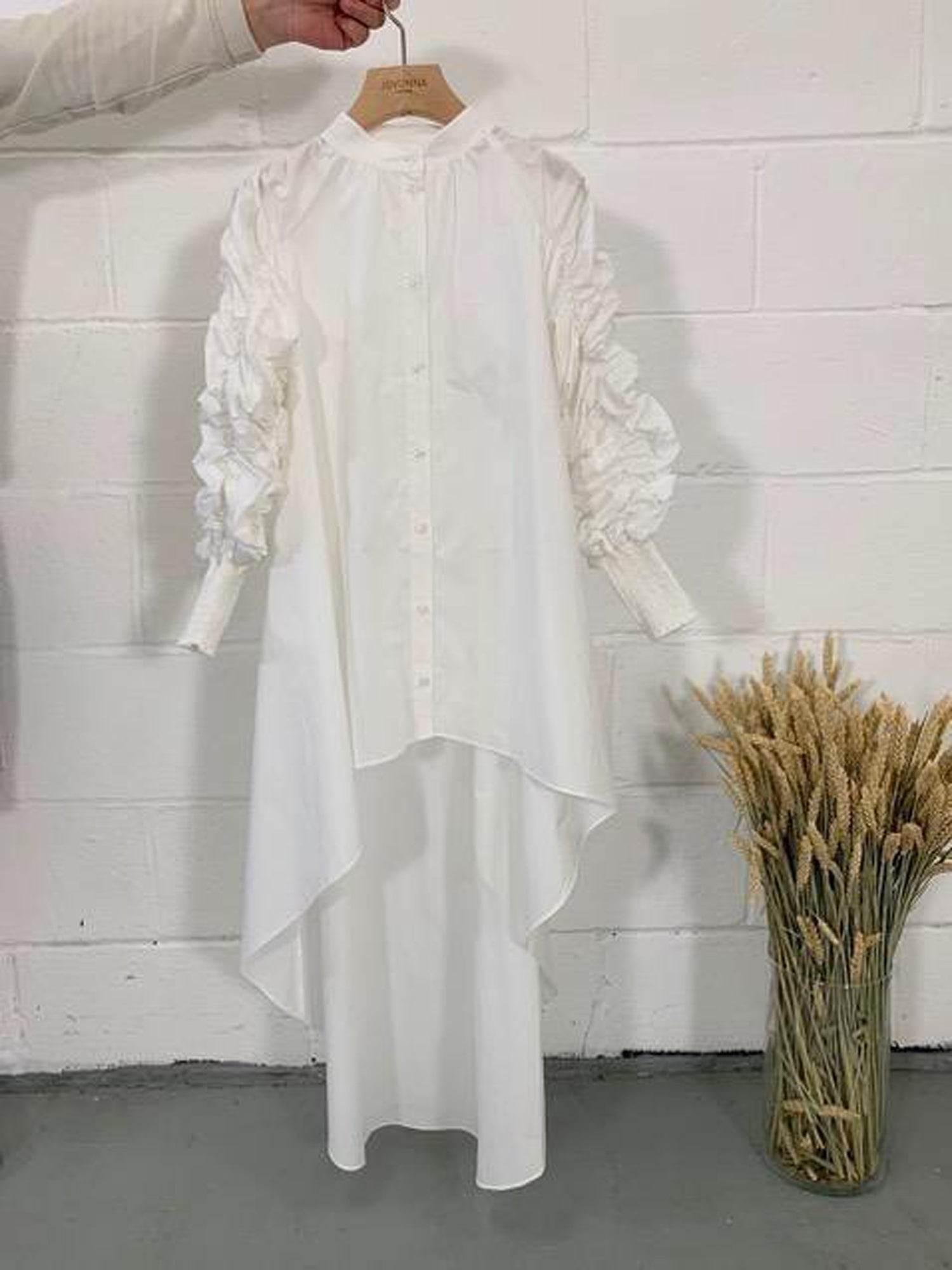 Jovonna London Space High-Low Shirt Jovonna London