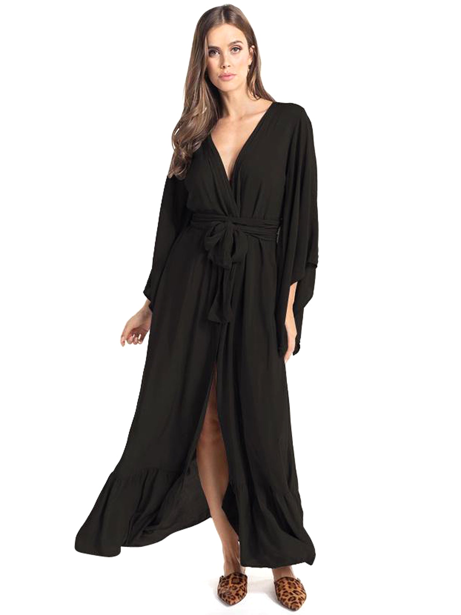Hard Tail Kimono Dress RV-76 Black / M Hard Tail Kimono Dress RV-76 Black / M
