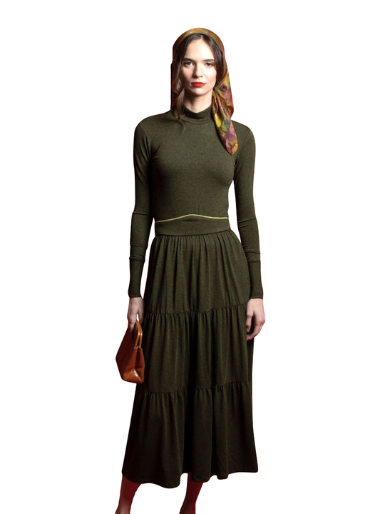 Acorn Piping Waist Skirt Acorn