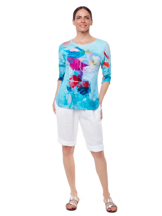 Claire Desjardins Sleeping On The Job 3/4 Length Dolman Sleeve Top - Tops