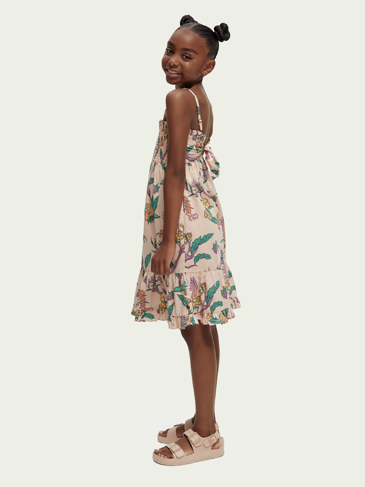 Scotch & Soda Smocked Print Dress 16 Scotch & Soda Smocked Print Dress 16