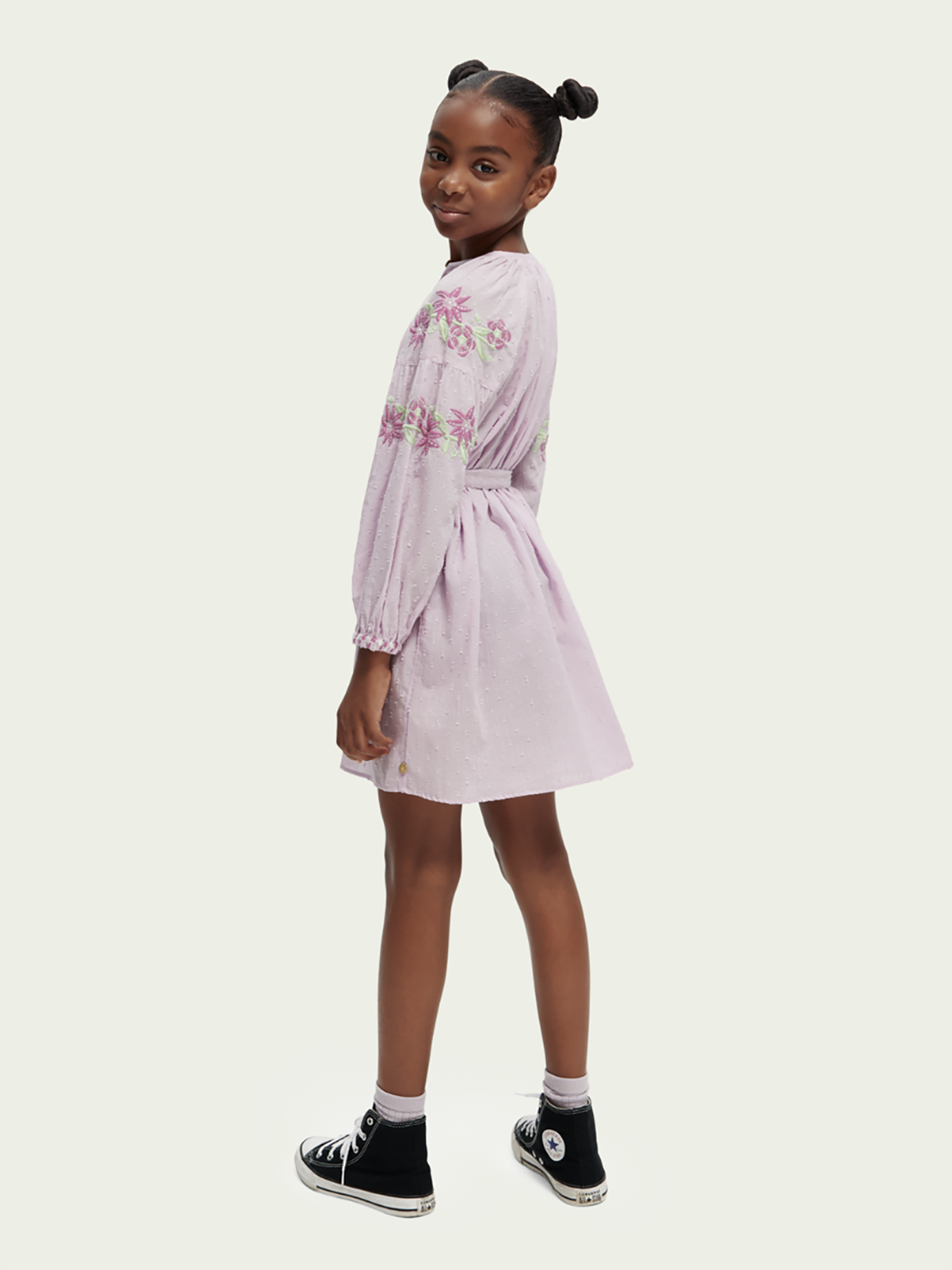 scotch and soda pink dress Draped Midi Dress