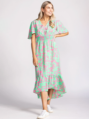 Pink Martini Charlene Dress - Dresses Green / XS Pink Martini Charlene Dress - Dresses Green / XS