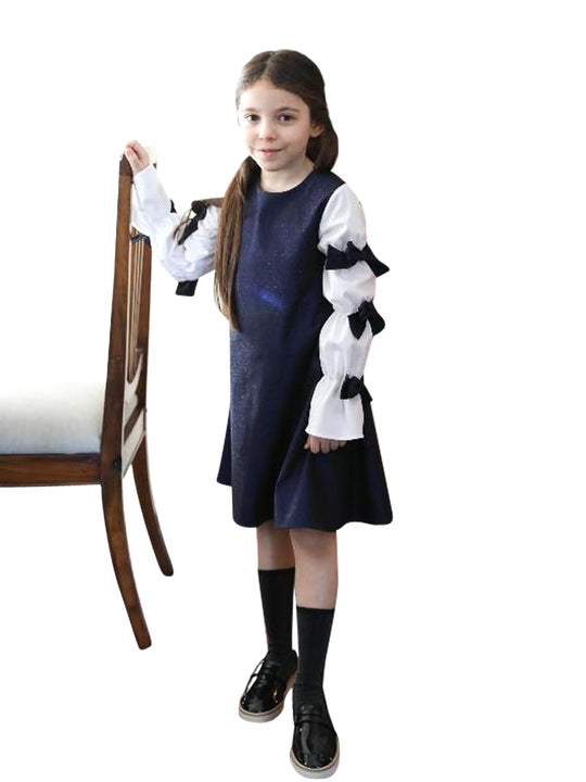Alitsa Junior Metallic Bow Dress Alitsa