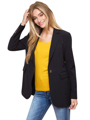 Doe & Rae Fitted Black Fitted Blazer Doe & Rae