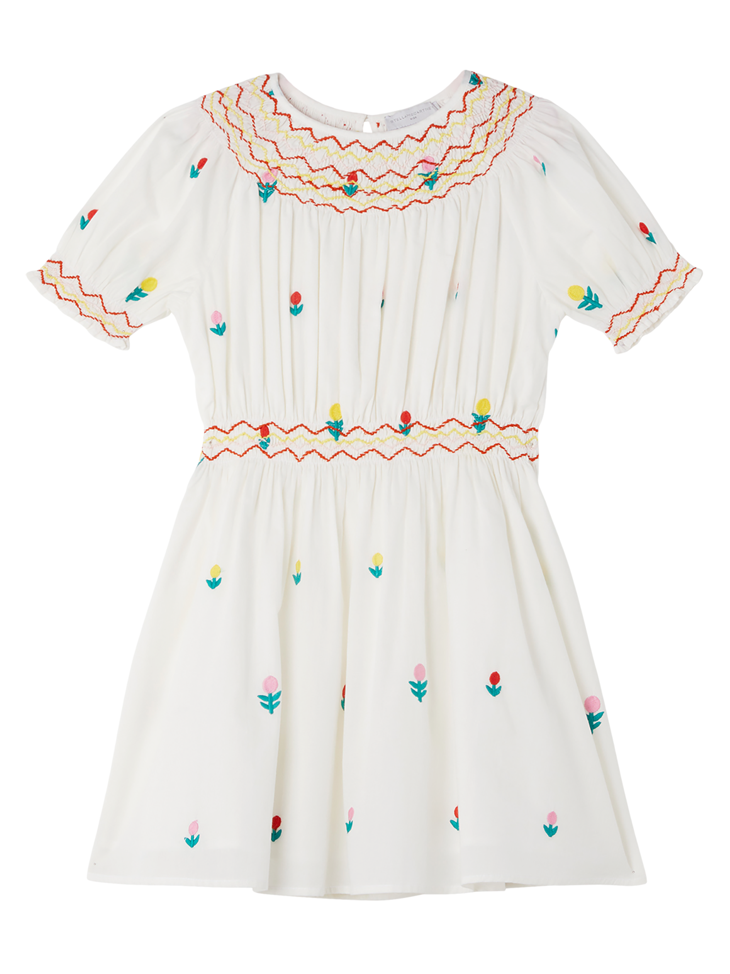 Stella McCartney Dreamy Flowers Smocked Dress - Dresses
