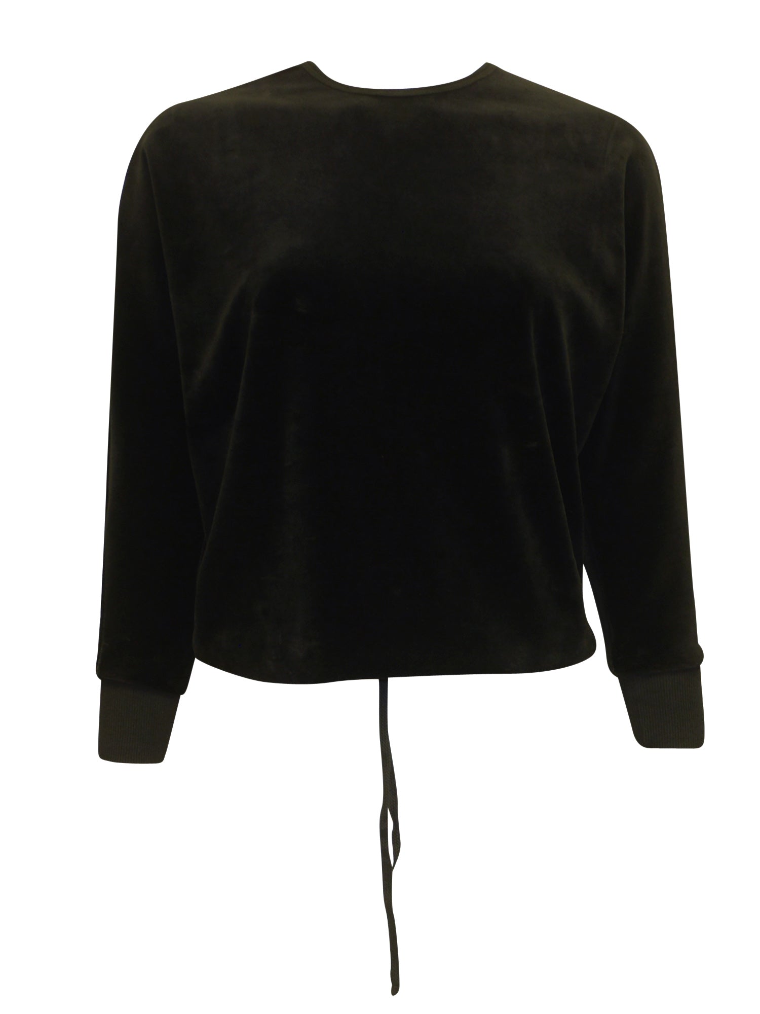 Hardtail Velour Slouchy Drawstring Pullover Top (Style V-217) - Tops