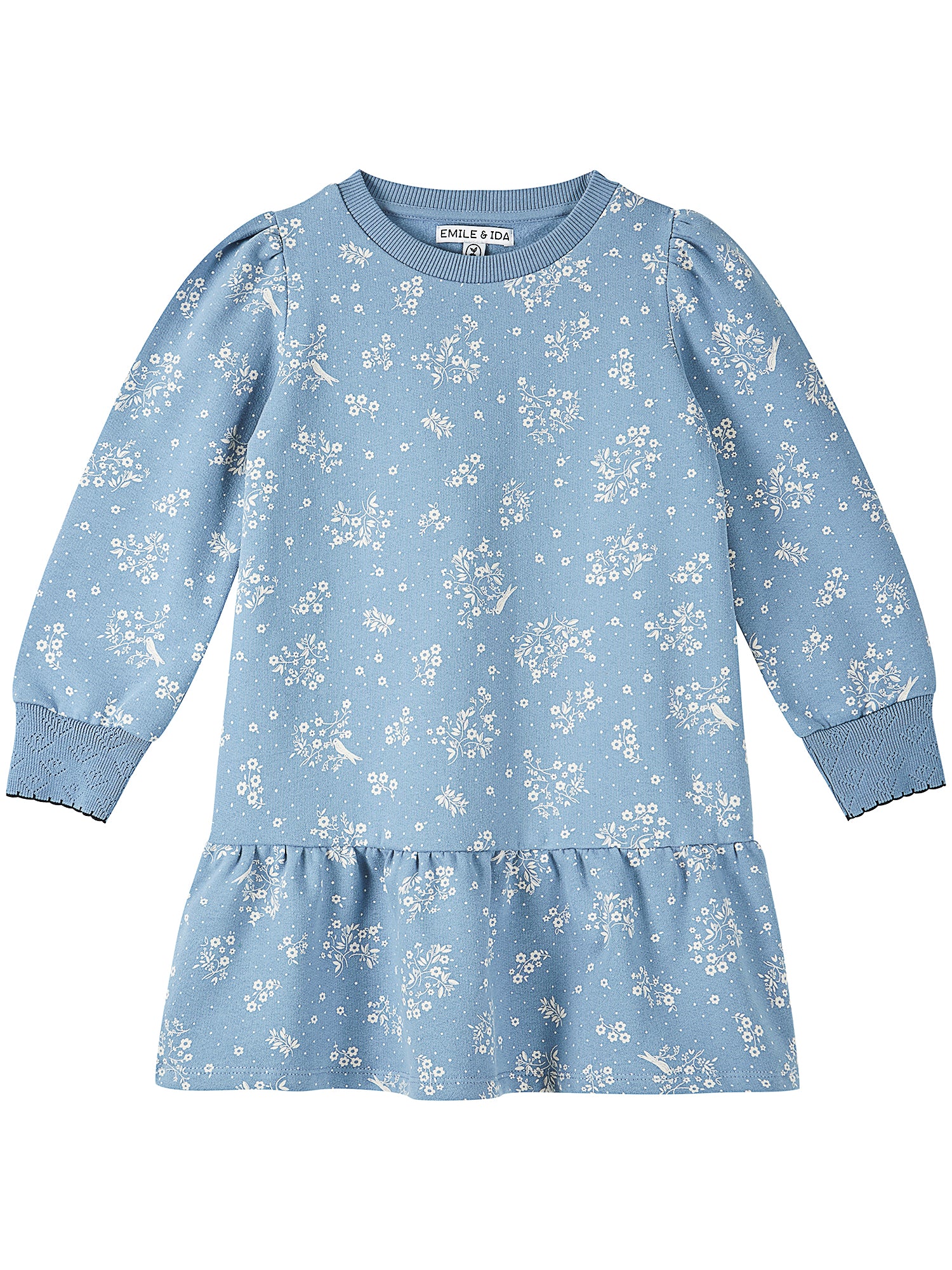 Emile Et Ida Bird Organic Jersey Dress - Dresses