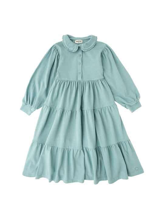 Tocoto Vintage Baby Doll Collar Evase Midi Dress - Dresses