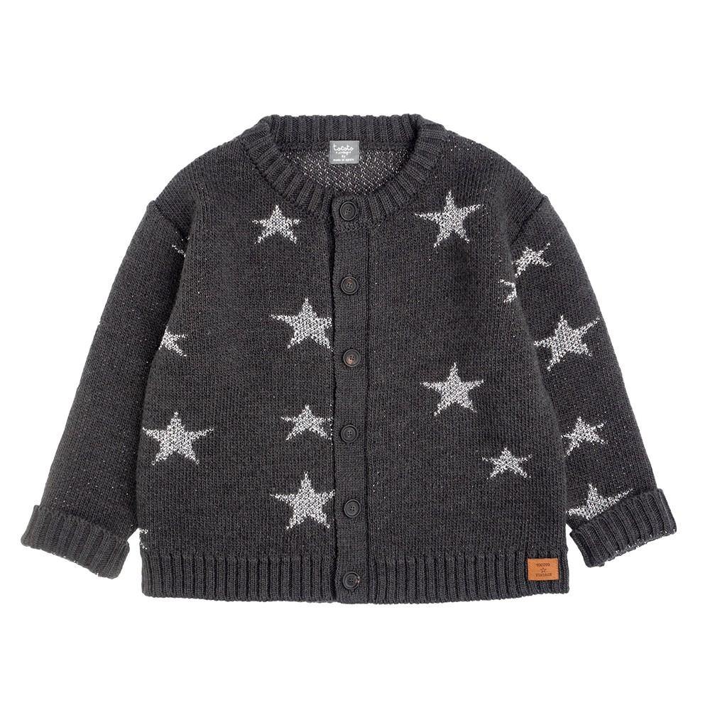 Tocoto Vintage Lurex Star Cardigan Tocoto Vintage