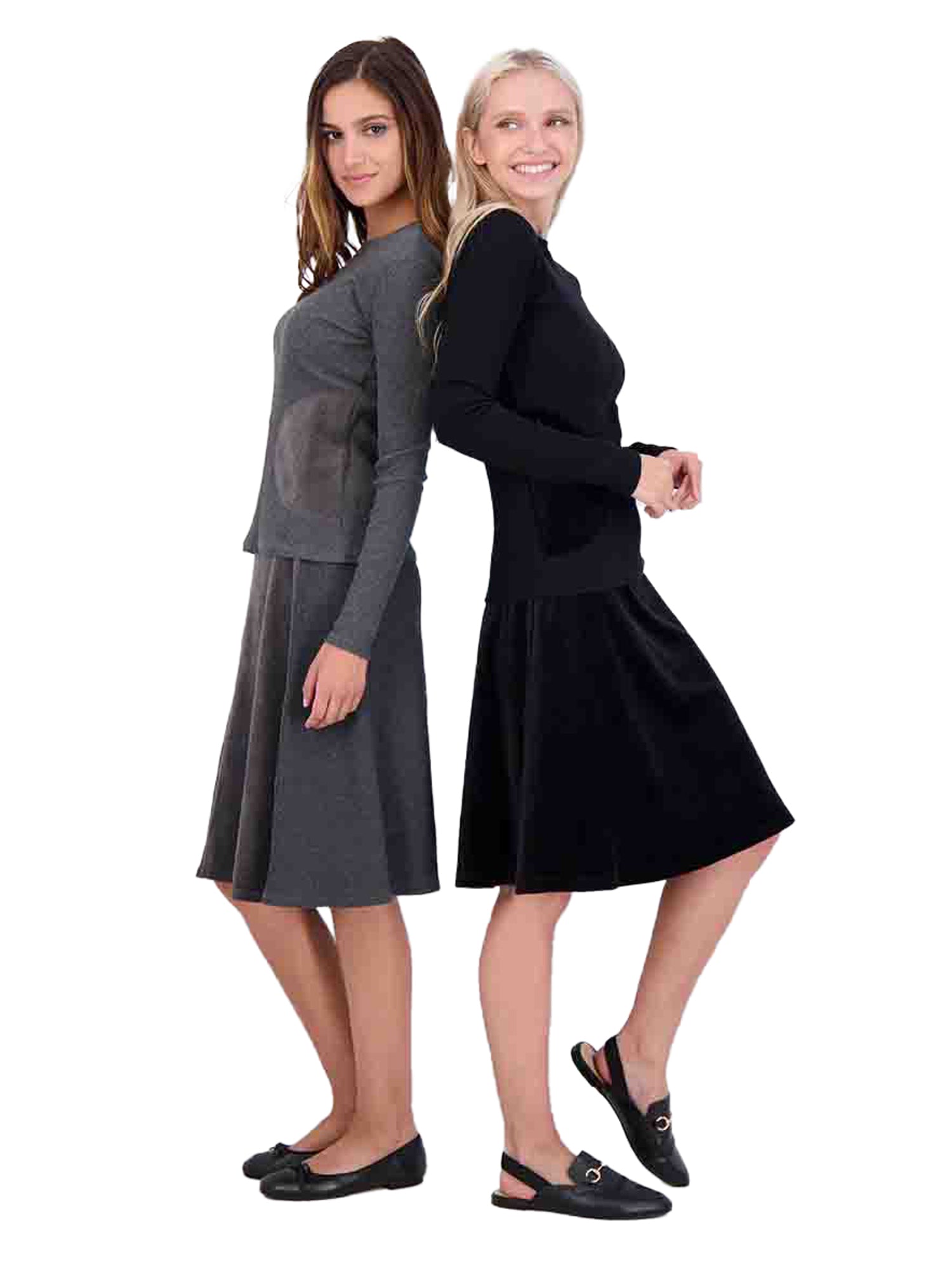 5 Stars Velour Ribbed Skirt - Skirts