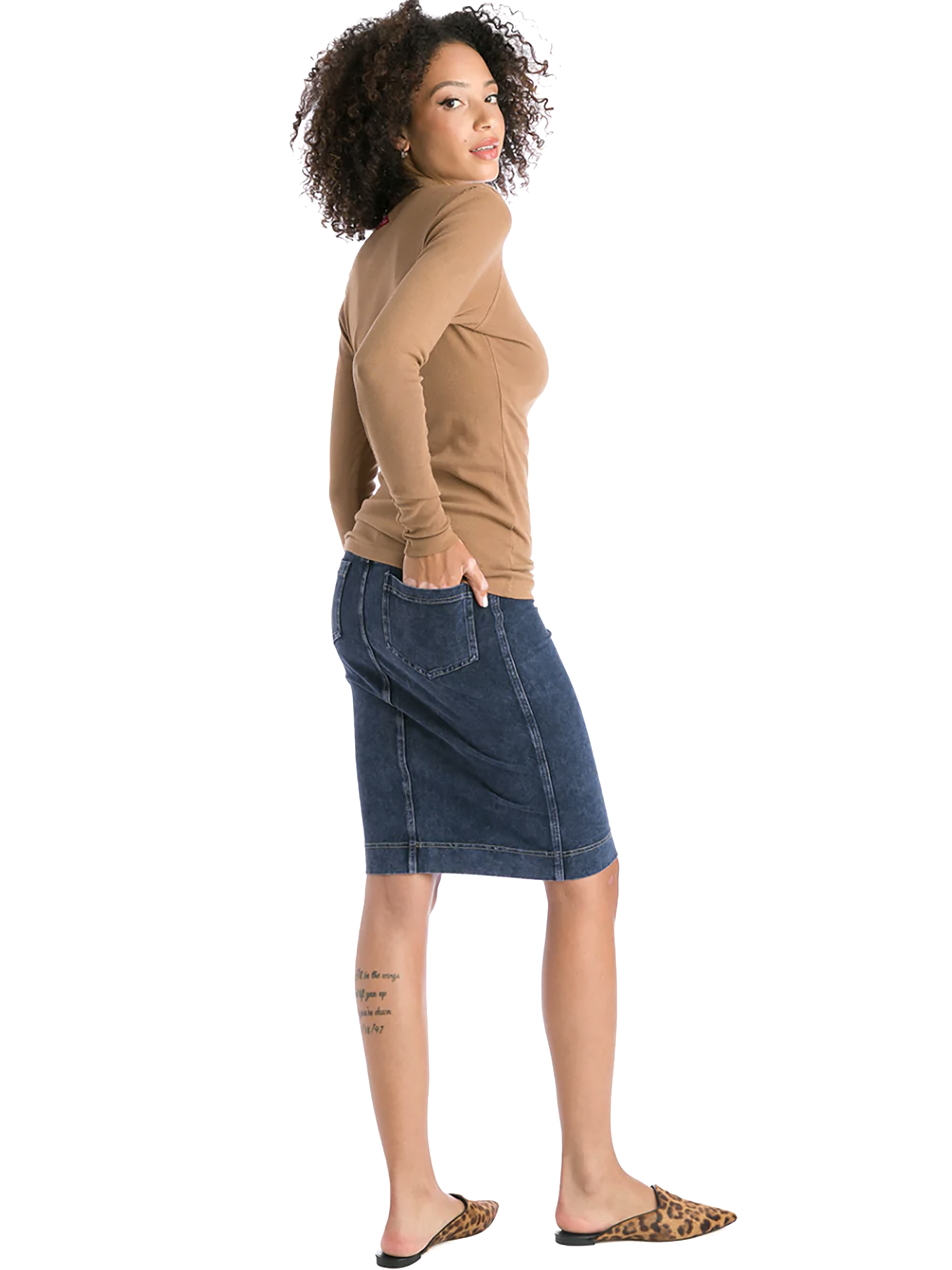 Hardtail Denim Pencil Skirt WJ-124 Hard Tail