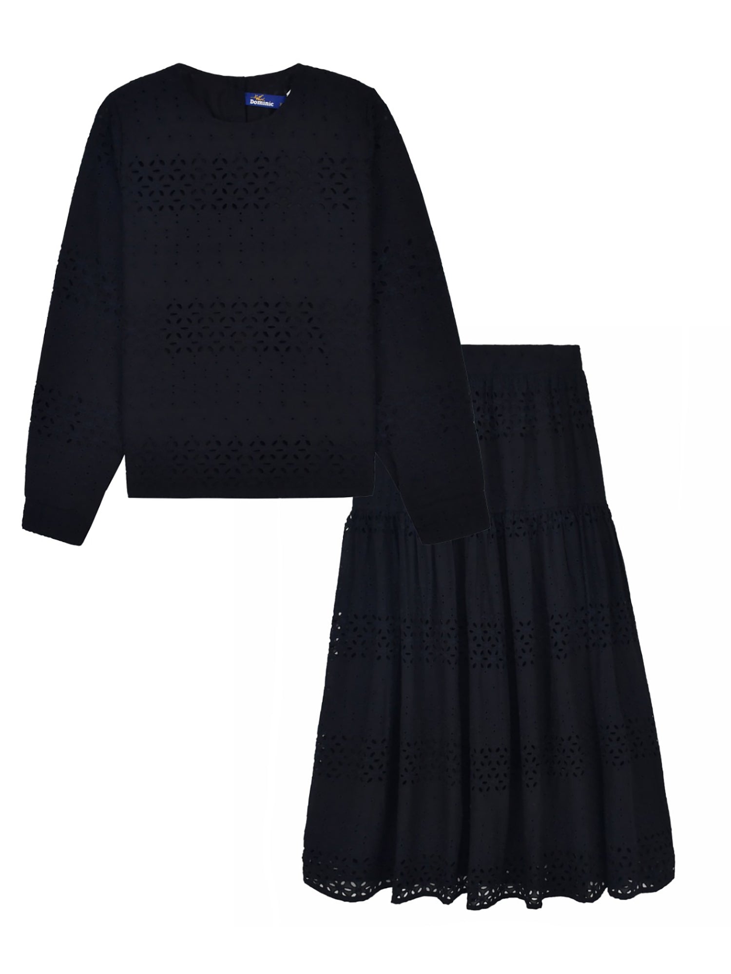 Dominic Cotton Eyelet Skirt - Skirts