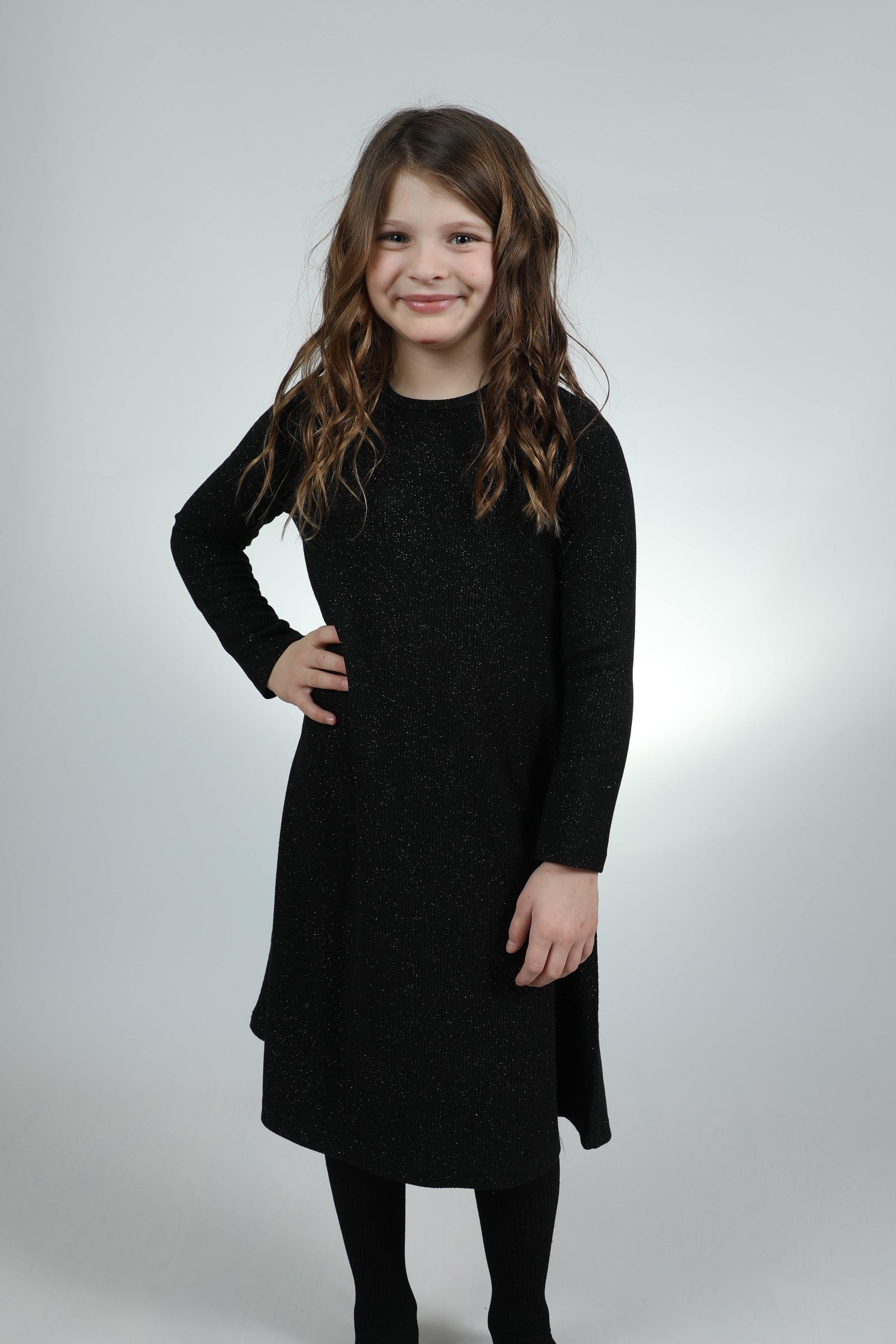 ZigZag Girls Swing Sparkle Dress Lilac Designz