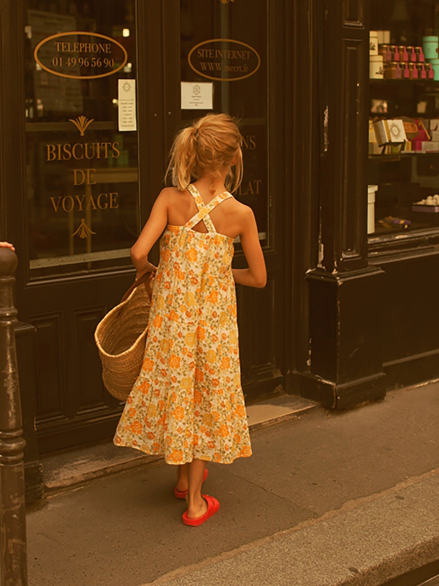 Louis Louise Carinoux Lurex Stripe Vintage Flower Dress 3 Louis Louise Carinoux Lurex Stripe Vintage Flower Dress 3