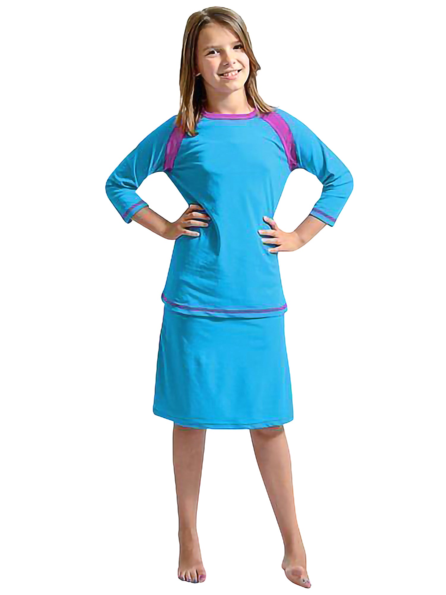 Hydrochic 3/4 Sleeve Kids Swim Shirt Hydrochic