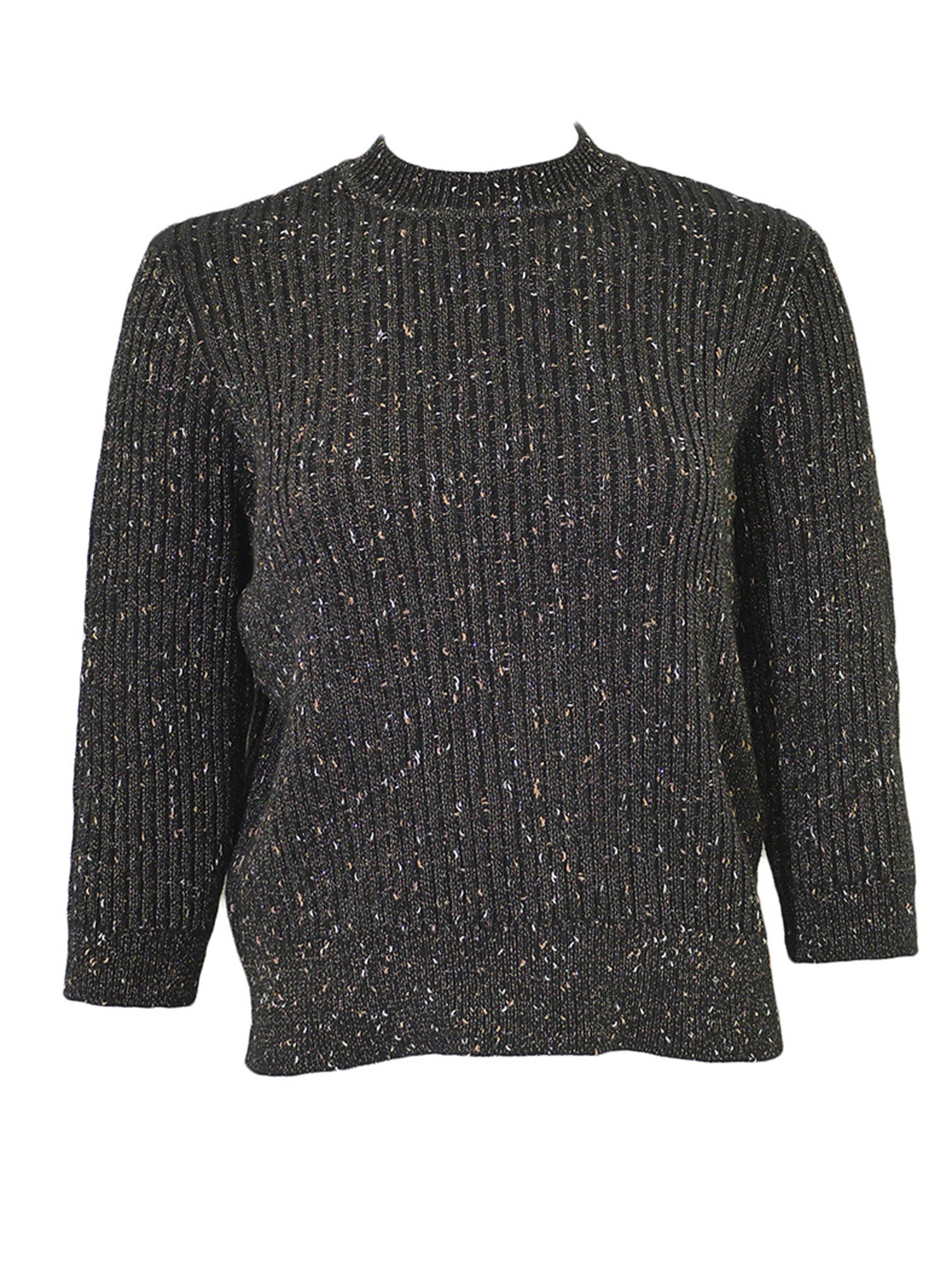 Kathie K Crewneck Glitz Sweater - Tops - PinkOrchidFashion