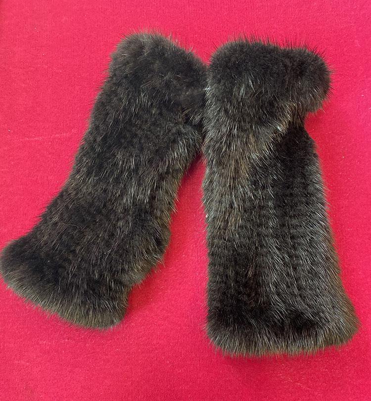 Mink Fingerless Gloves PinkOrchidFashion