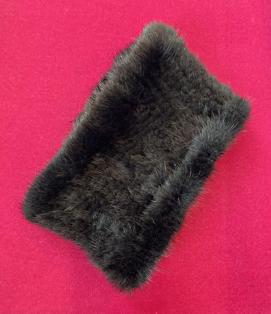 Mink Head Wrap fur