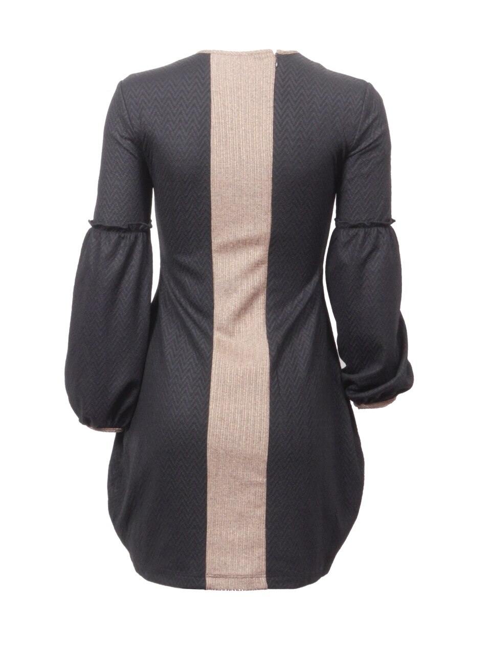 Rose Bleu Black & Gold Tunic vendor-unknown